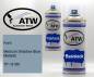 Preview: Ford, Medium Shadow Blue Metallic, 7P / 6180: 400ml Sprühdose + 400ml Klarlack - Set, von ATW Autoteile West.